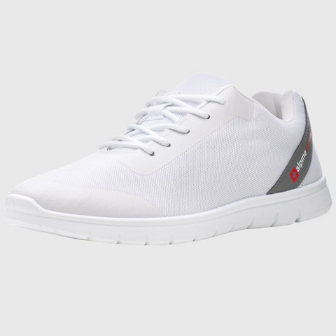 Мужские кроссовки Alpine Swiss Lewis Mesh Sneakers Breathable Lightweight Fashion Trainers White 9 M US