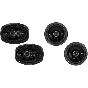 Kicker DSC6930 6x9-Inch (160x230mm) 3-Way Speakers w/ 43DSC6504 6.5" Coaxial Bundle - 1 of 4