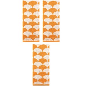 REGALWOVEN 3 Pack Geometric Pattern Soft Absorbent Cotton Hand Towels for Bathroom 13" x 29" - 1 of 4