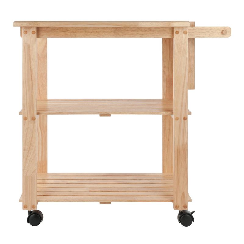 Utility Cart with Cutting Board Wood/Natural - Winsome, 6 of 15