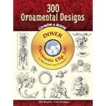 440 Ornamental Designs - (Dover Electronic Clip Art) by  Dover Publications Inc (Mixed Media Product)