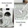 COZONY Vintage Medallion Area Rug, Machine Washable Non-Slip Boho Carpet for Living Room and Bedroom - 4 of 4