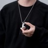Matching Ghost & Dinosaur Necklace Set - Enamel Couple/BFF Jewelry (Halloween Gift) - 4 of 4