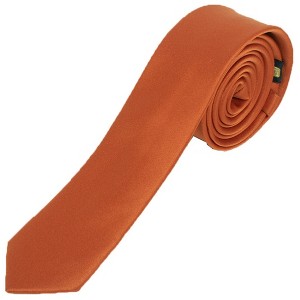 Men's Solid Color 2 Inch Wide And 57 Inch Long Slim Neckties - 1 of 4