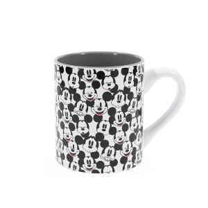 Silver Buffalo Disney Mickey Mouse Allover Faces Ceramic Mug | Holds 14 Ounces - 1 of 4