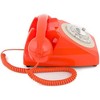 Gpo - GPO Retro GPO746ROR 746 Desktop Rotary Dial Telephone - Orange - 4 of 4