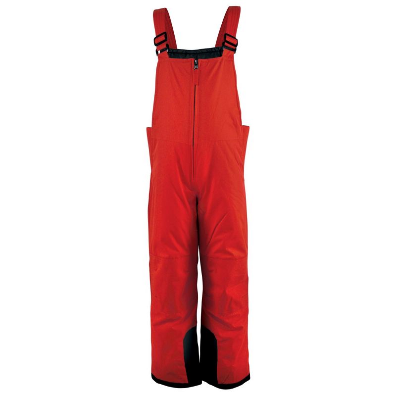 Hudson Baby Snow Bib Overalls, Solid Red, 12-18 Months