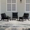 WestinTrends Avalon Outdoor Patio HDPE Sectional Sofa with Patio Cushions - 2 of 4