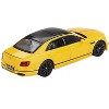 Bentley Flying Spur Monaco Yellow with Black Top Limited Edition 1/64 Diecast Model Car by Mini GT - 3 of 4