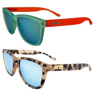 2 Pairs of Epoch Eyewear Vibe Sunglasses with Teal Mirror, Teal Mirror Lenses - 1 of 4