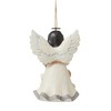 Jim Shore 4.0 Inch Woodland Angel Believe Tree Ornament , Ornament Dark Skin (1PC) - 2 of 3