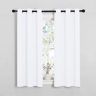 NICETOWN Grommet Top Blackout Curtains Thermal Insulated Noise Reducing Window Drapes 2 Panels for Bedroom Living Room Kitchen Office