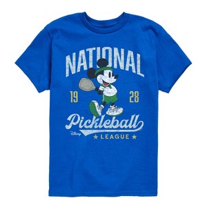 Boys' - Disney - Mickey Pickleball League Short Sleeve Graphic T-Shirt - 1 of 4