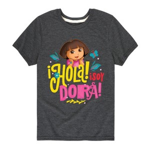 Boys' - Dora the Explorer - Hola Isoy Dora Short Sleeve Graphic T-Shirt - 1 of 3