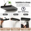 Sorbus 9 Inch 4 Pack Wall Mounted Floating Square Shelves - for Bedroom, Kitchen, Living Room, Bathroom - 3 of 4
