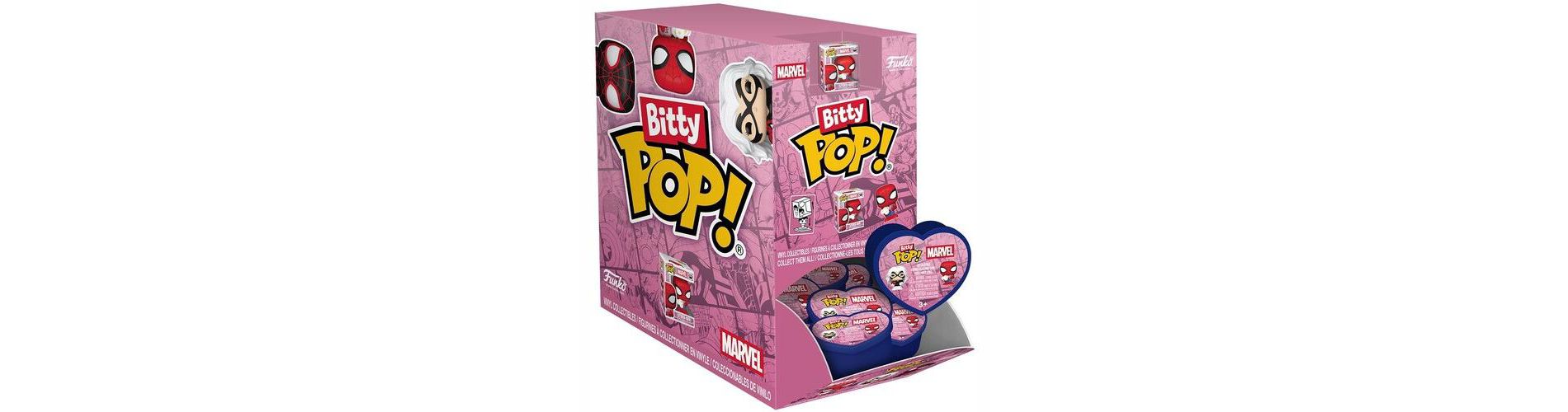 Funko - Funko Bitty POP! Singles: Spider-Man Valentines (One Random Bitty POP! Per Purchase)