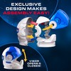 NASA Astronaut Helmet Halloween Costume Accessory for Kids - Wearable Space Helmet with Foam Padding, Sticker Sheet & Learning Guide - 3 of 4