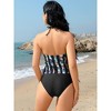 Womens 2 Piece Swimsuits Halter Tankini Sets Summer Beach Wear Tank Swimsuit with Brief - 2 of 4