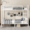 TiramisuBest Metal Full over Full Bunk Bed for Teens and Adults,Space-Saving/Noise Reduced/No Box Spring Needed - 2 of 4