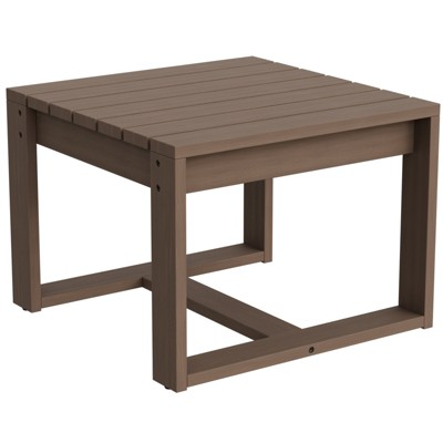 EAGLE PEAK Natural Cedar Cedar Wood Table, Slat Wood Design for Deck Pool Balcony Indoor or Outdoor