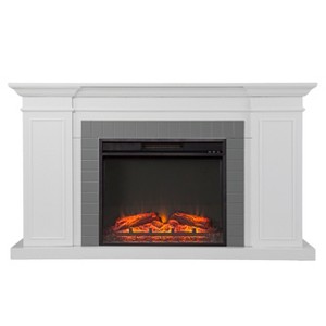 Rylana Bookcase Electric Fireplace - SEI - 1 of 4