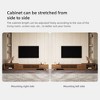 Gaoyangjiaju Modern Walnut TV Console for 75+ Inch Screen – Extendable - 3 of 4