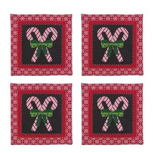 Park Designs Candycanes And Snowflakes Placemat Set of 4 - 1 of 3