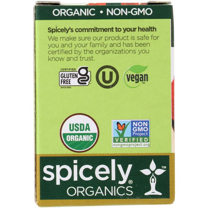Spicely Organics - Organic Tandoori Masala Seasoning - Case of 6/.45 oz, 5 of 7