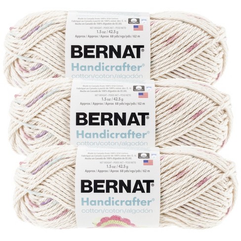 (Pack of 3) Bernat Handicrafter Cotton Yarn - Ombres-Potpourri Ombre