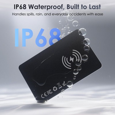 Wallet Tracker Card Air-Tag (iOS Only) - Work with Apple Find My, Bluetooth Tracker Smart Card Wallet - image 3
