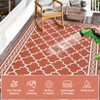 Outdoor Rug, Waterproof Reversible Patio Carpet,  Print Camping Rug, Geometric RV Mat for Deck, Balcony, Picnic & Beach - 3 of 4