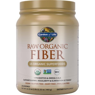 Garden of Life Fiber Supplements Raw Organic Fiber Powder 1.77 lbs