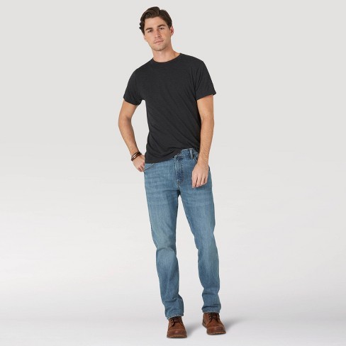 slim straight fit jeans