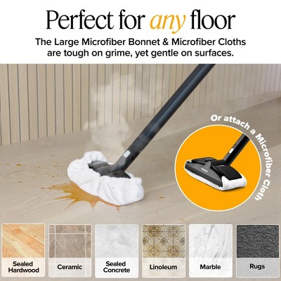 Dupray 24-Piece Steam Cleaning Accessory Kit with Brushes and Cloths