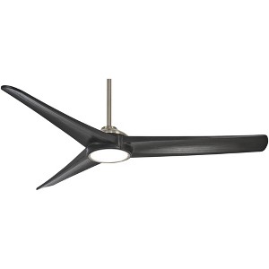 68" Minka Aire Modern Indoor Ceiling Fan with LED Light Remote Control Coal Brushed Nickel for Living Room Kitchen Bedroom Family - 1 of 4