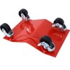 NAYSAYE Car Wheel Dolly Set of 4 Heavy Duty Car Tire Dolly with 6000lb Capacity for Garage and Workshop, Red, 12"*4.3"*54" - 3 of 4