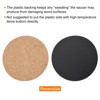 Unique Bargains Home Garden Round Plastic Absorbent Waterproof Cork Plant Pot Mat 4 6 8 10 Inch 4 in 1 Set - 3 of 4