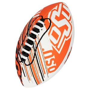 NCAA Oklahoma State Cowboys Junior Football: Rubber Bladder, Ages 3+ - 1 of 4