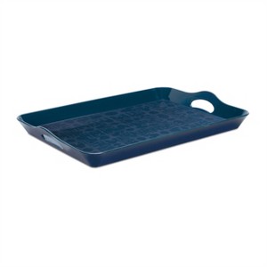 Abstract Geometric Print Tray 17"L - 1 of 2