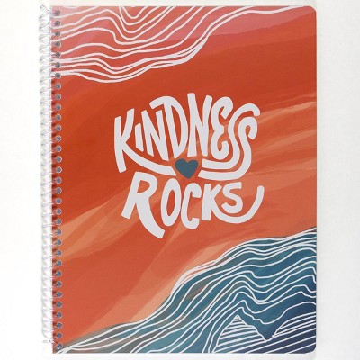 Spiral Notebook 1 Subject Wide Ruled Outdoors Kindness Rocks - Top Flight