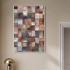 Art Remedy Brown Squares Brown Earthy Abstract Wall Art Framed - 2 of 4