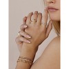 18k Gold Plated Personalized Chunky Cuban Oval Link Chain Bracelets for Men Toggle Rope Bracelet Jewelry for Women - 3 of 4