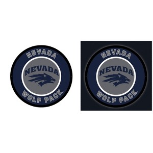 Evergreen Ultra-Thin Edgelight LED Wall Decor, Round, University of Nevada- 23 x 23 Inches Made In USA - 1 of 4