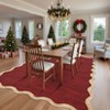 Modern Washable Rug Scalloped Rug with Non Slip Backing - 4 of 4