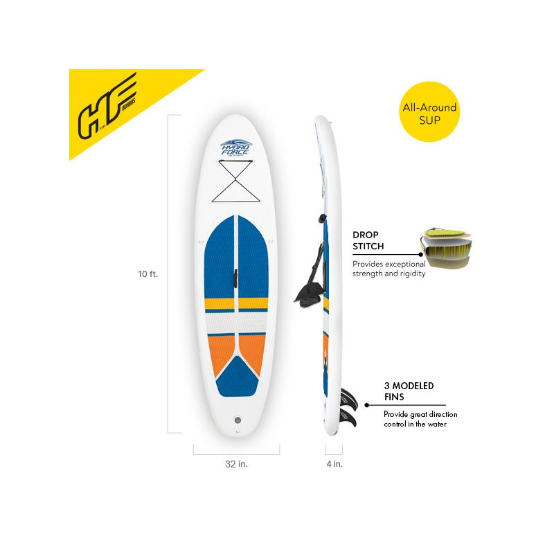 Bestway Hydro-Force Inflatable Stand Up Paddle Board SUP & Kayak, 2 of 7
