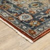 Oriental Weavers Aberdeen 1143H Rust/ Blue Indoor Area Rug - 5'3" x 7'6" - 3 of 4