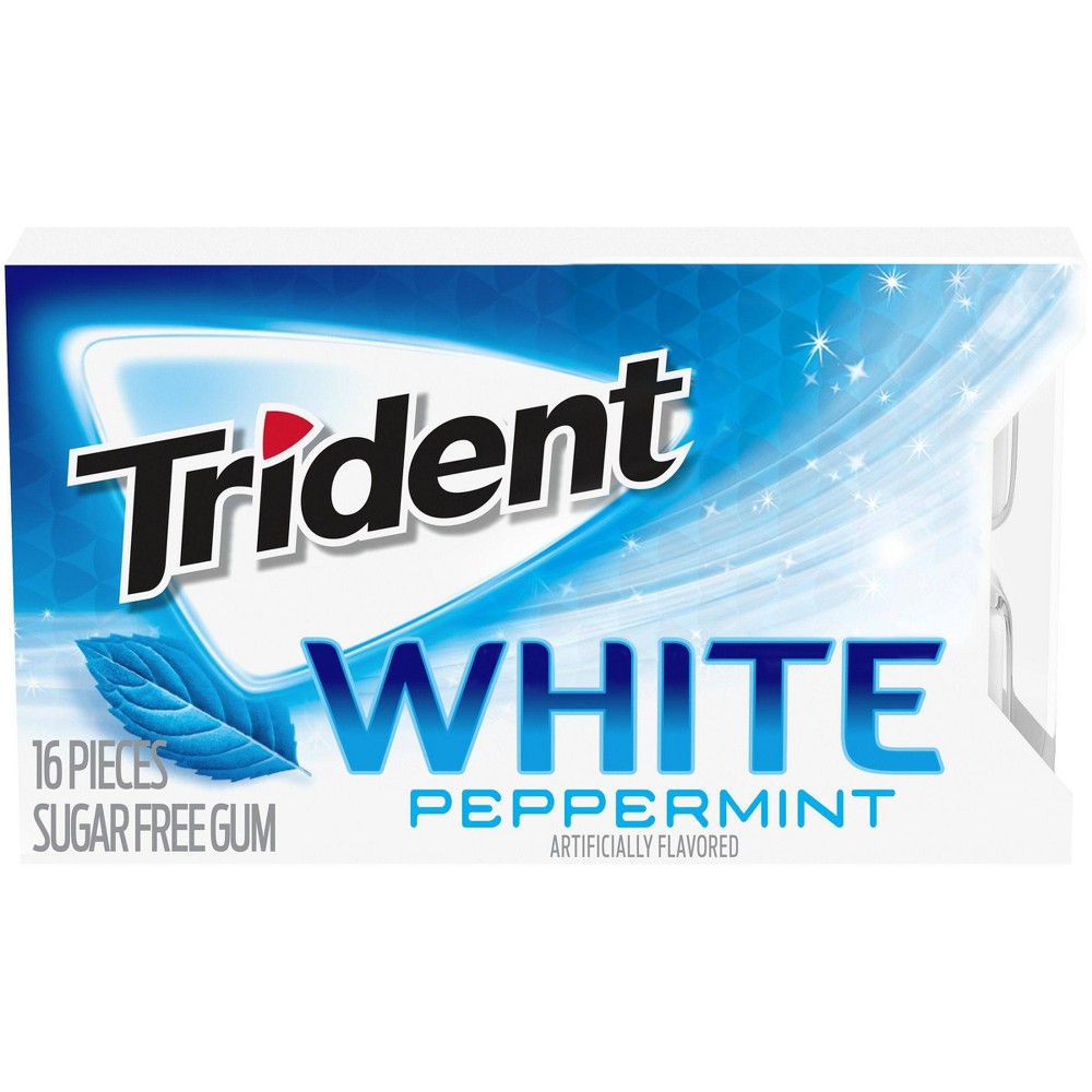 UPC 012546676090 product image for Trident White Peppermint Sugar Free Gum - 16ct | upcitemdb.com