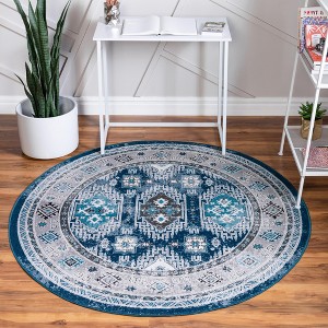 Unique Loom Aarhus Collection Area Rug - Southwestern (' " x ' "  ) - 1 of 4