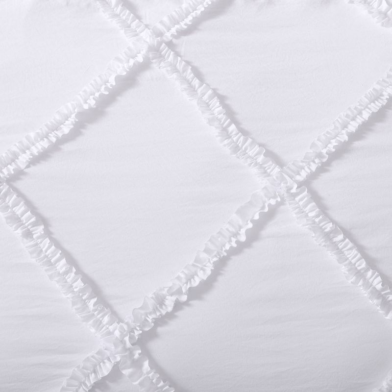 Laura Ashley Norah Comforter Bedding Set White, 4 of 10