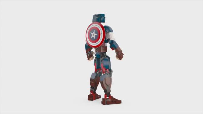 LEGO Marvel Captain America Construction Figure Playset 76258, 2 of 8, play video